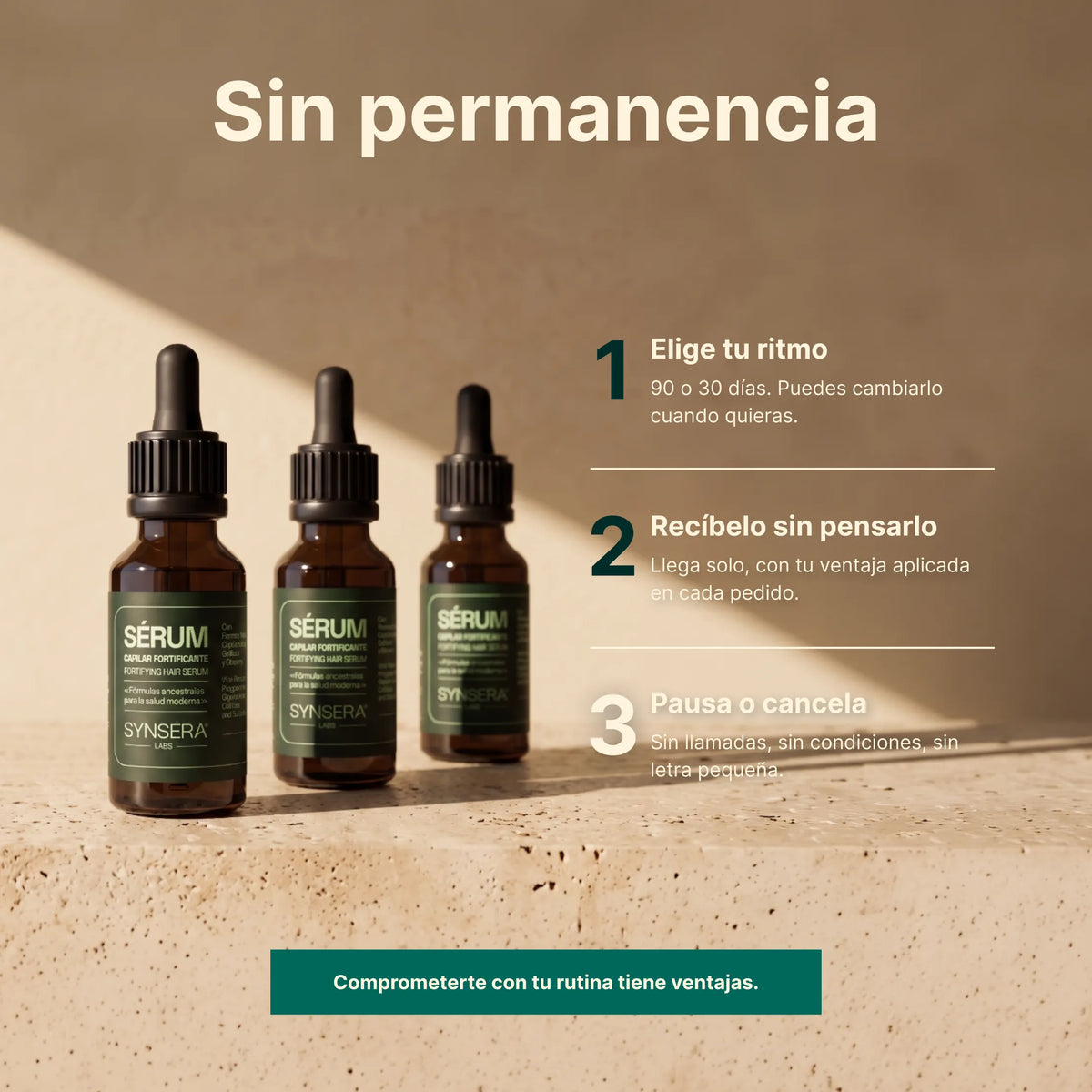 Sérum capilar fortificante