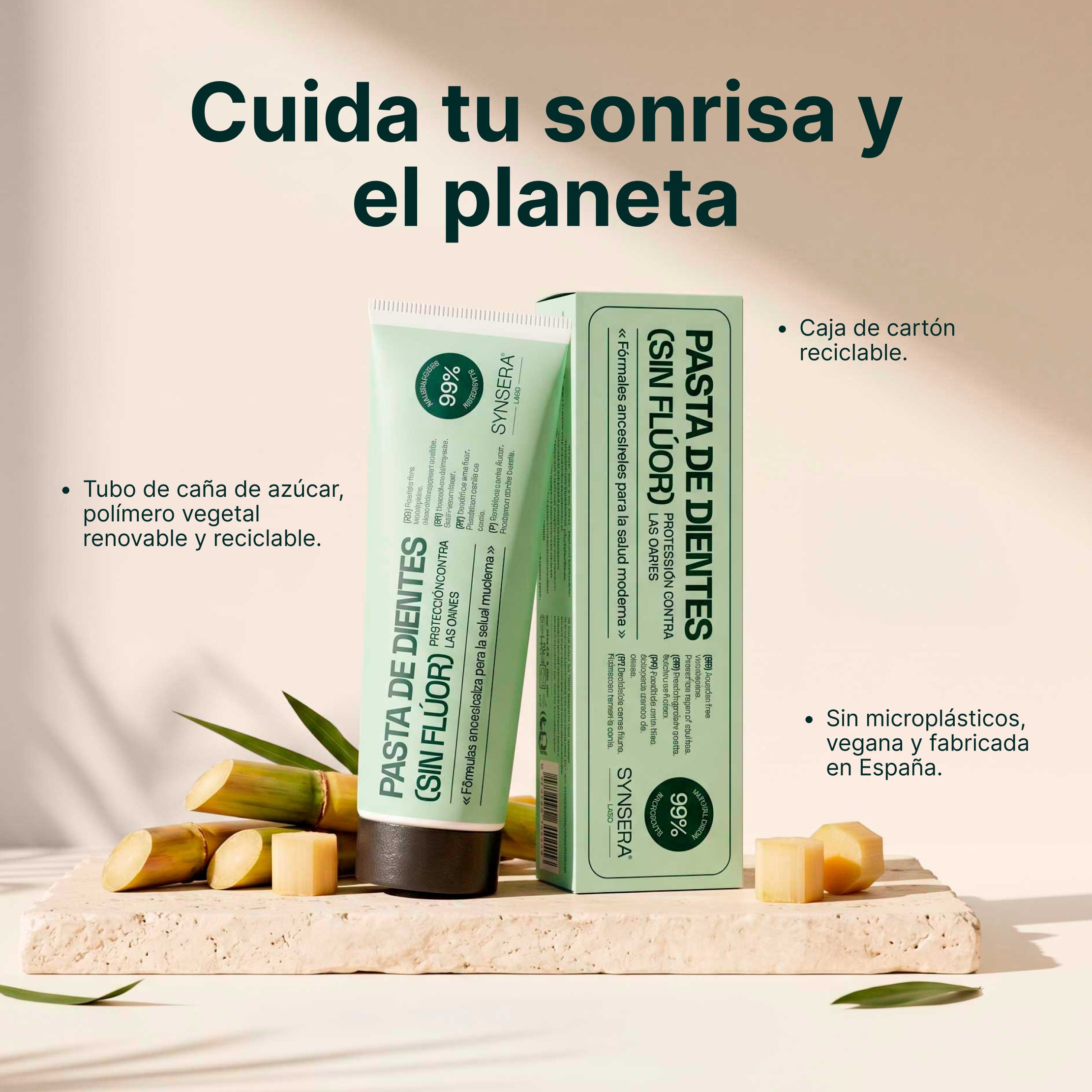 Pasta de dientes sin flúor (75 ml)