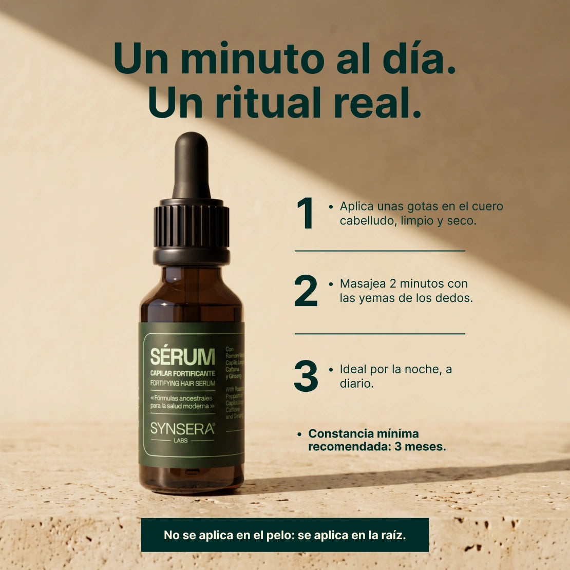 Sérum capilar fortificante