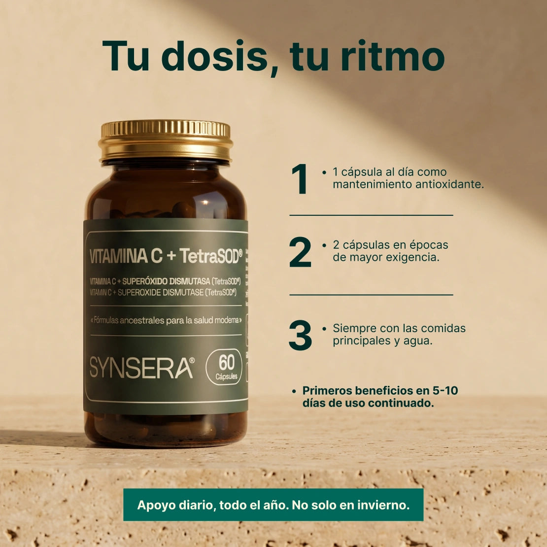 Vitamina C + Tetrasod