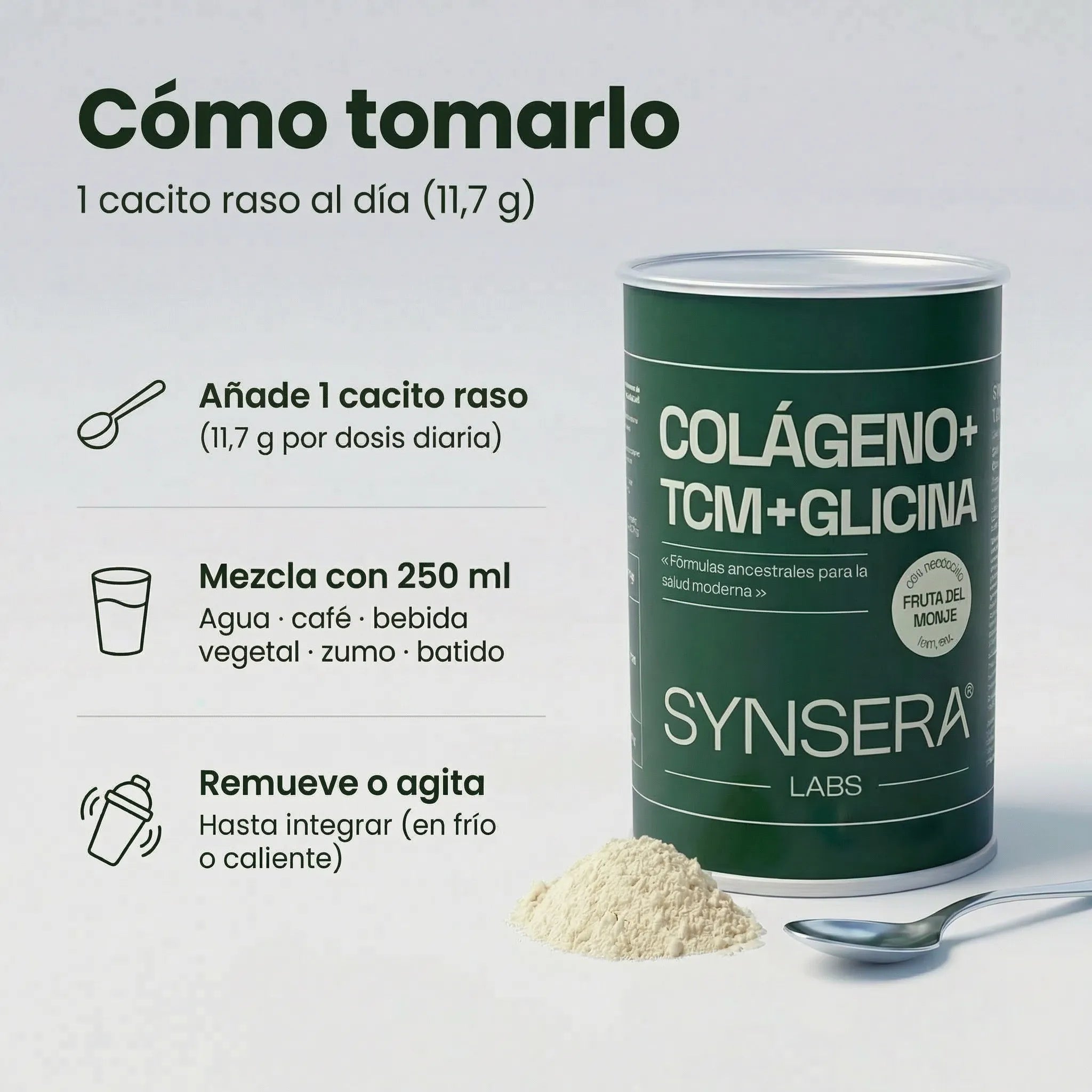 Colágeno + TCM + Glicina (350 gr)