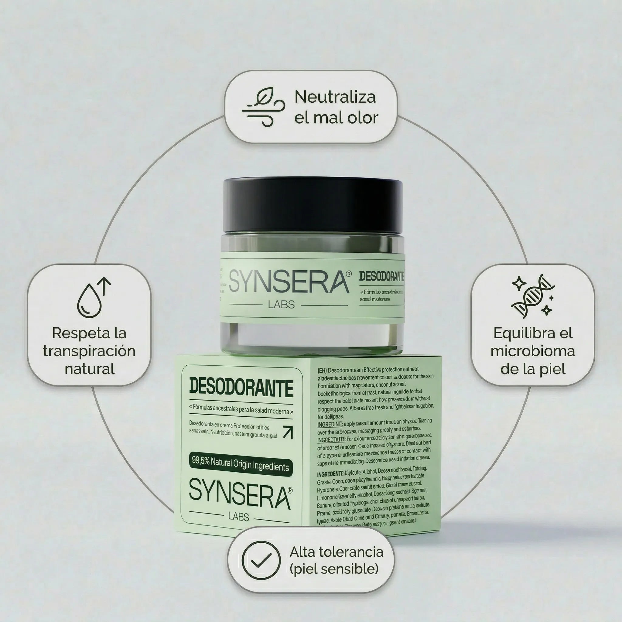 Desodorante natural en crema (50 ml)