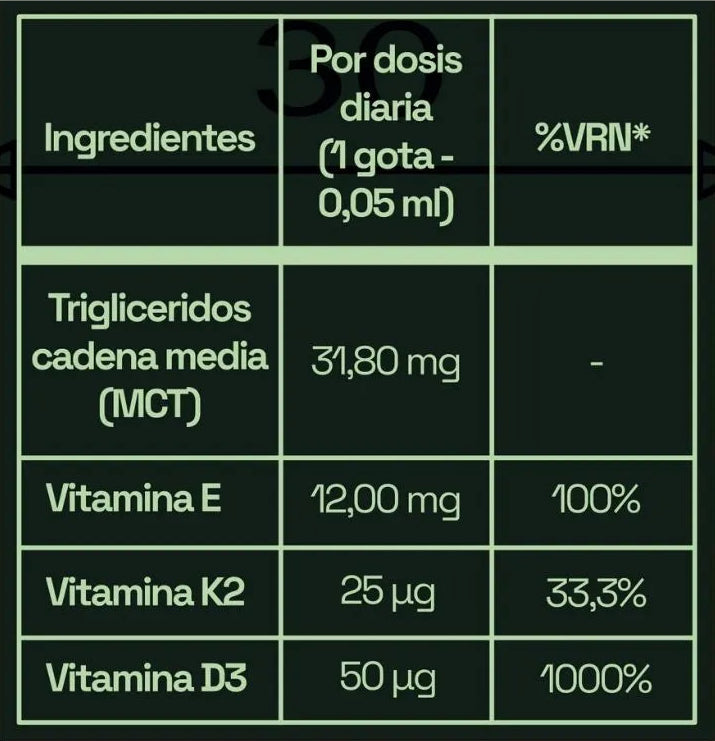 Vitamina D3 + K2