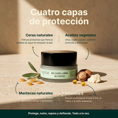 Bálsamo labial 100% natural