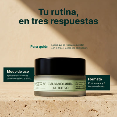 Bálsamo labial 100% natural