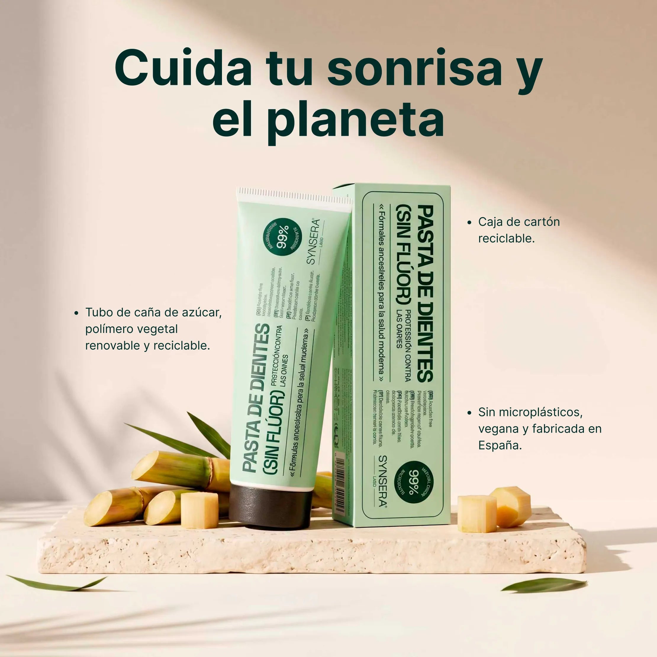 Pasta de dientes sin flúor (75 ml)