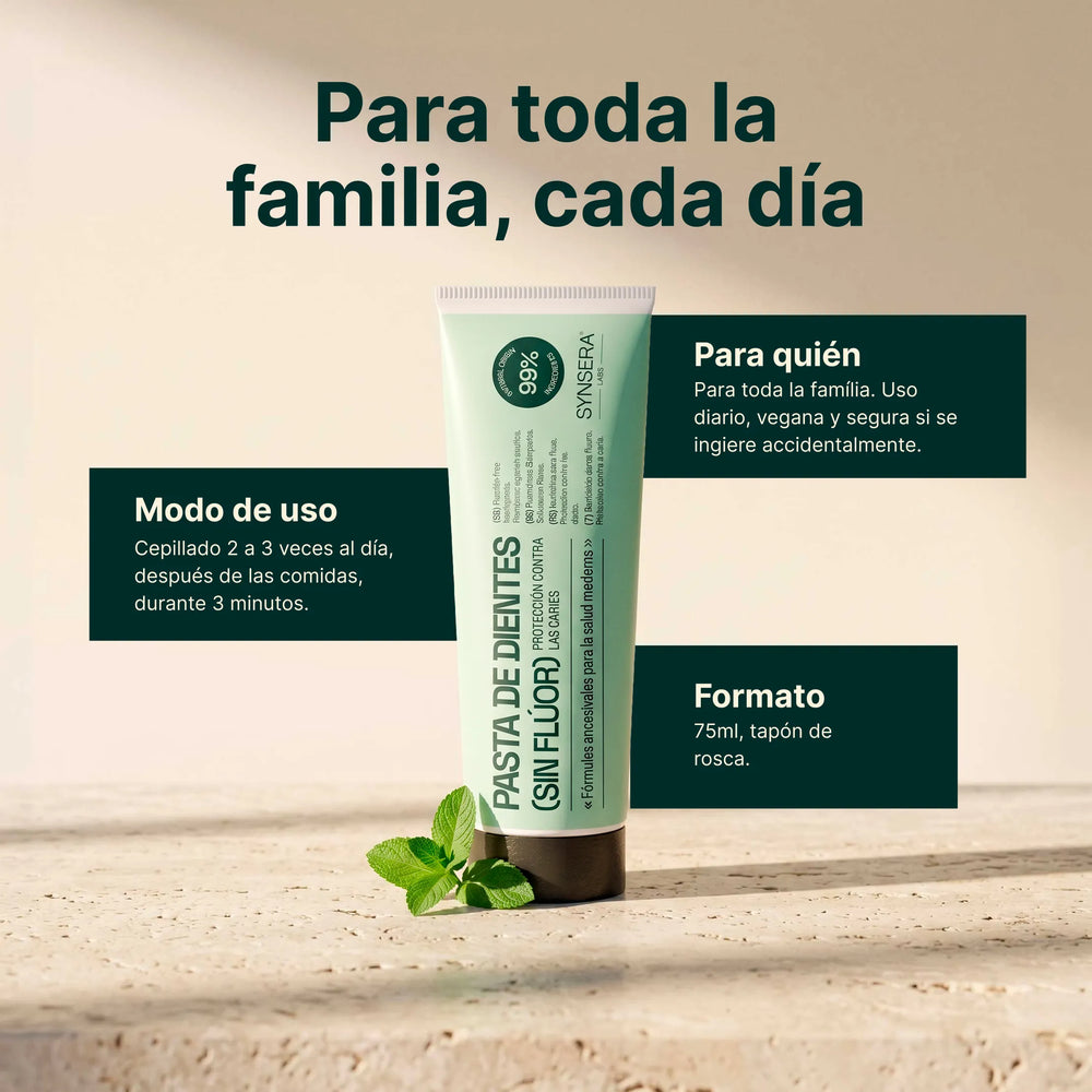 Pasta de dientes sin flúor (75 ml)