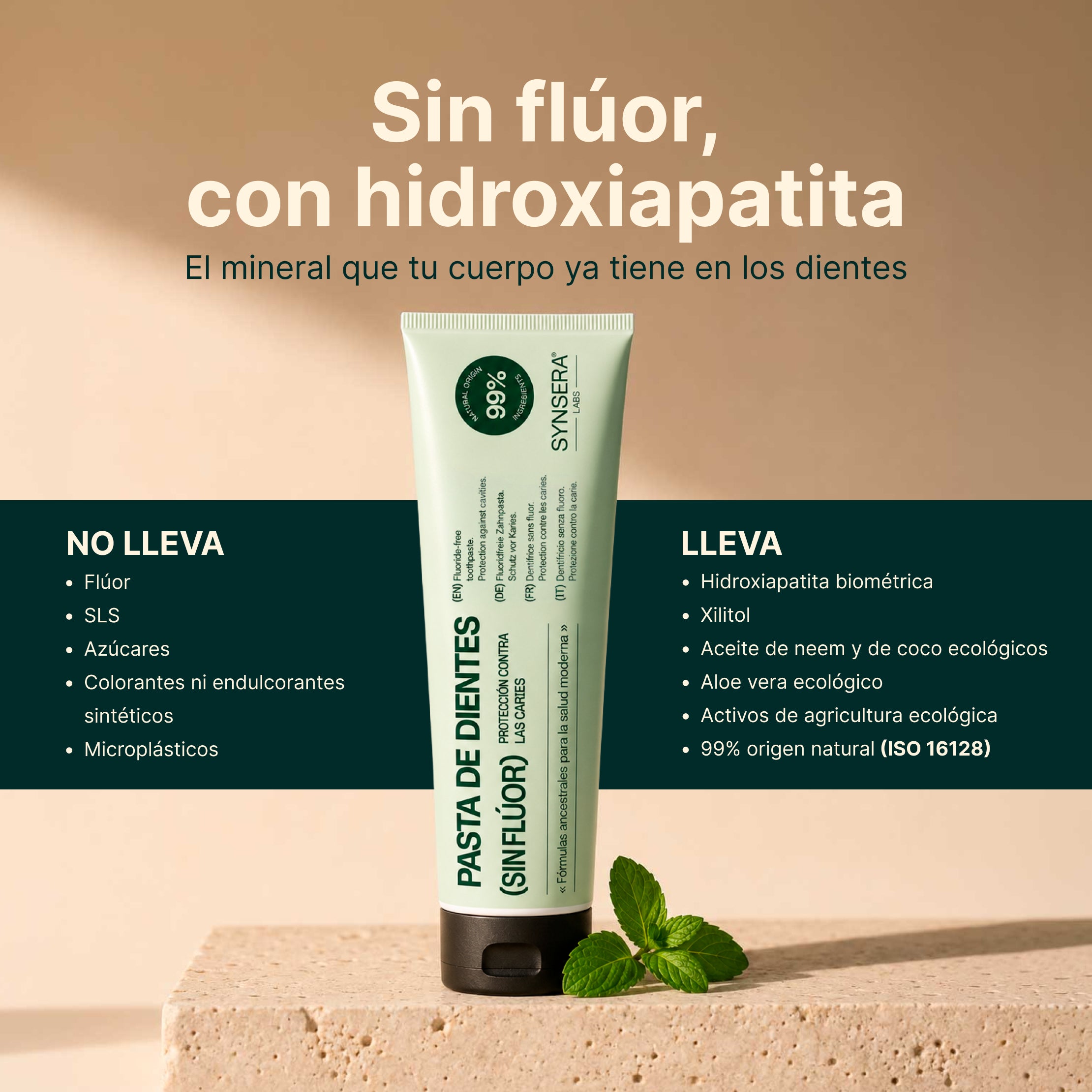 Pasta de dientes sin flúor (75 ml)