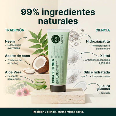 Pasta de dientes sin flúor (75 ml)