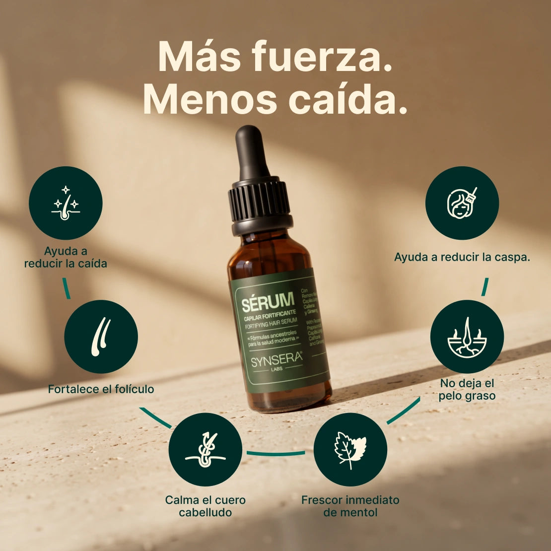 Sérum capilar fortificante