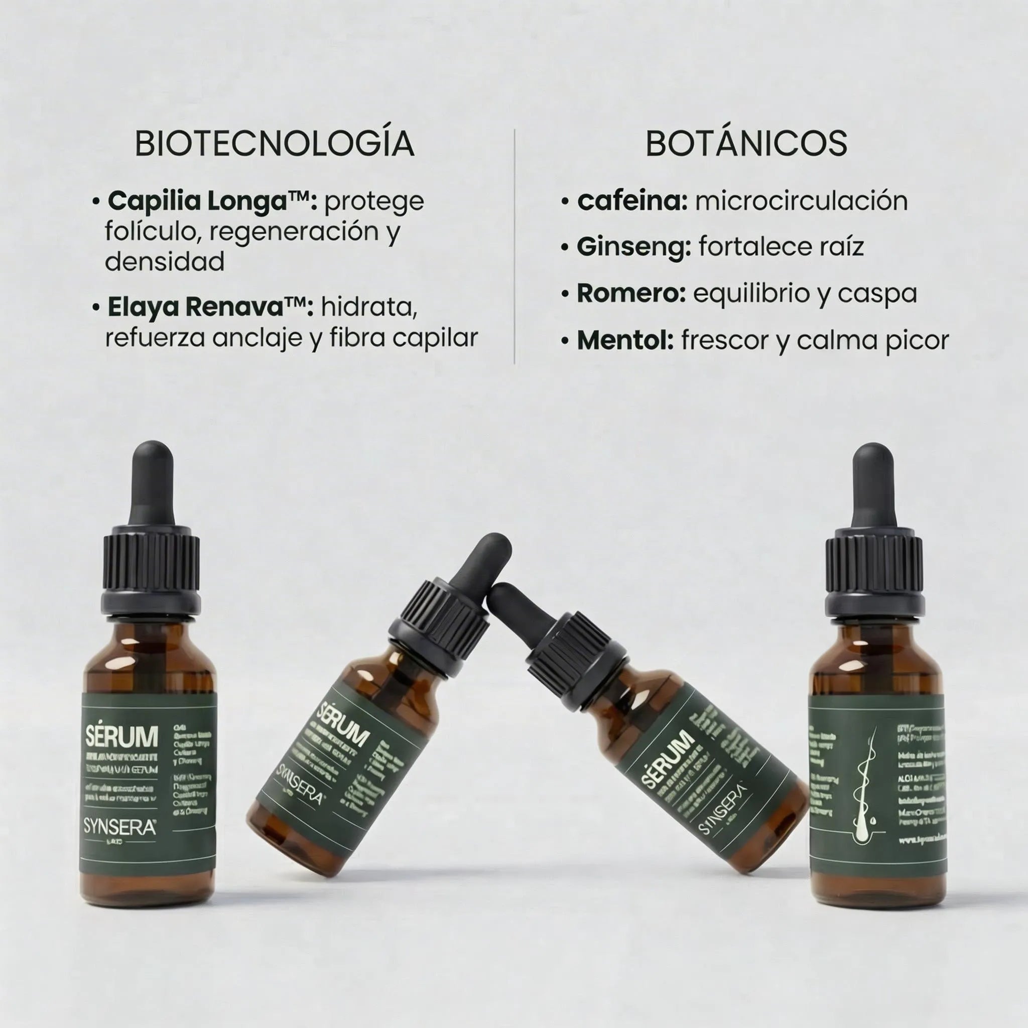 Sérum capilar fortificante