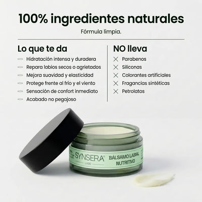 Bálsamo labial 100% natural