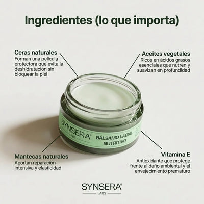 Bálsamo labial 100% natural